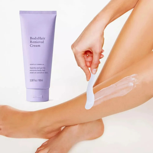 - Crema Depilatoria Corporal Con Aplicador De Espátula, 1