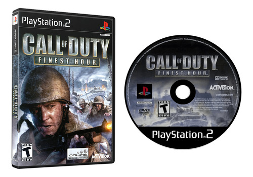 Jogo Call Of Duty Finest Hour Para Playstation 2 Ps2