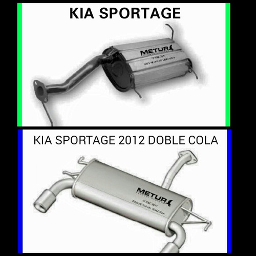 Silenciador Kia Sportage Todos Los Modelos!!