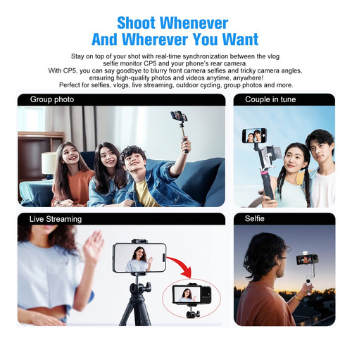 Pantalla Para Selfies Shimbol Snambol Cp5 Con Funda De Silic