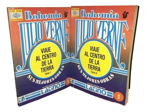 Libro, Viaje Al Centro De La Tierra 1 Y 2 De Julio Verne.