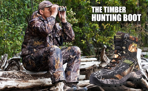 Botas De Caza Camufladas Cungel Waterproof