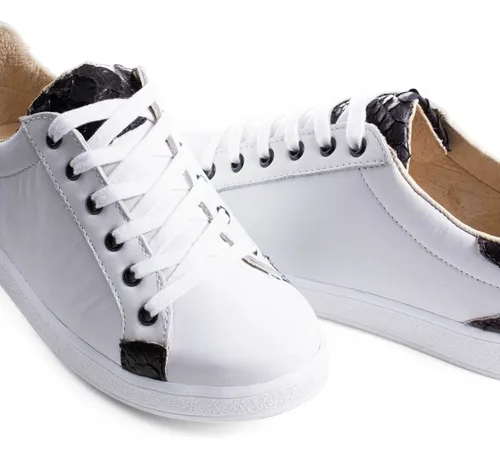 Tenis Hombre Sneakers Blancos Det Pit n Negro Moon Rain Cuotas