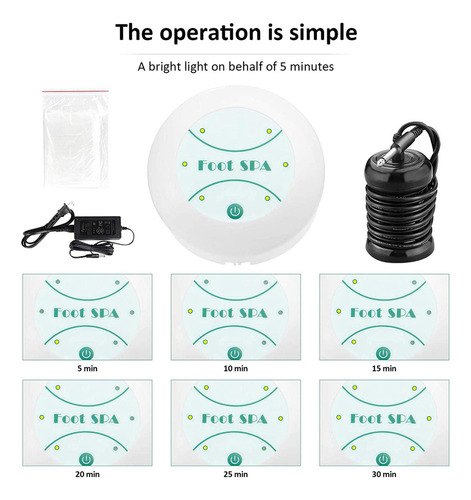 // Ionic Foot Bath Machine, Foot Spa Ion Cleanse Machine,