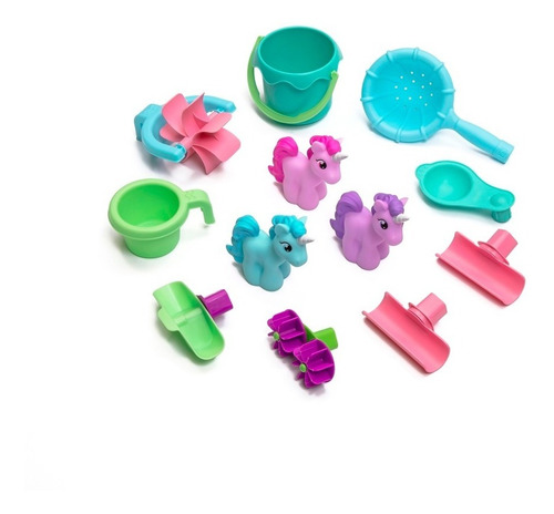 Juego De Estimulación Step2- Mesita Agua Y Arena Unicornios