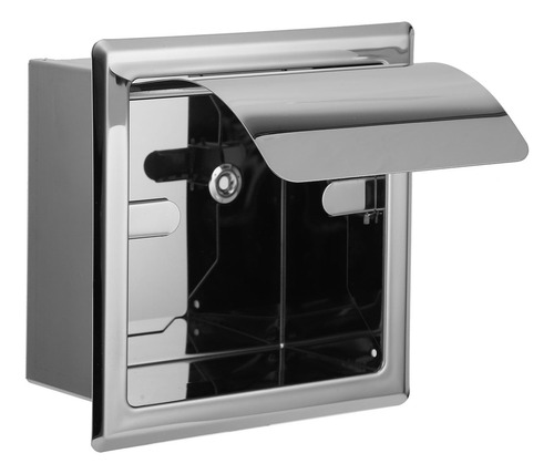 Rollo De Papel Higiénico Con Espejo, Toalla De Papel De Acer