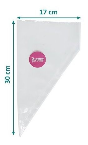 Imagen 2 de 7 de Mangas Descartables N12 - 30 Cm Rollo X 100 U - Parpen