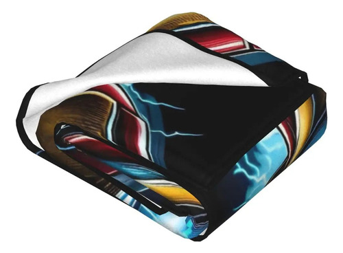 Cobertor Flanela Do Homem Ferro 60 X 80 Polegadas/150 X 200