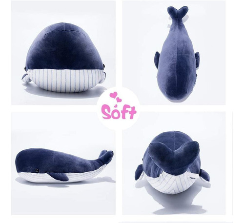 Lala Home - Cojín De Peluche Gigante Con Diseño De Ballena A