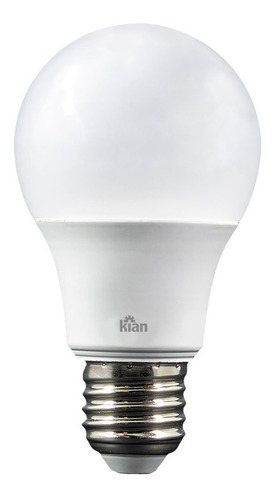 Foco led Kian A60 9 W Bulbo color blanco fría 9W 100V/240V 6500K 810lm