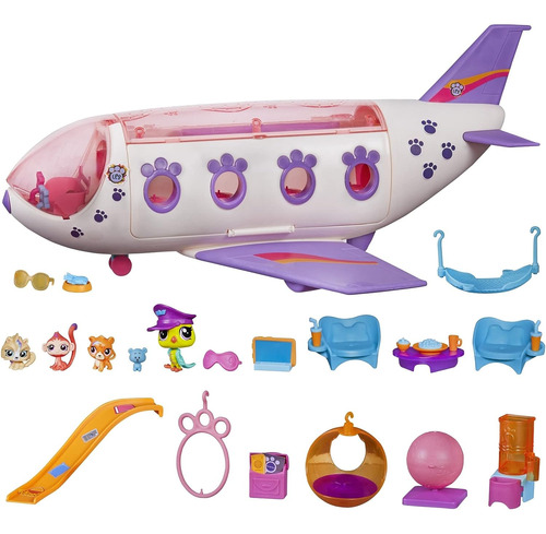 Padrísimo Littlest Pet Shop Pet Jet Playset Hasbro Nuevo