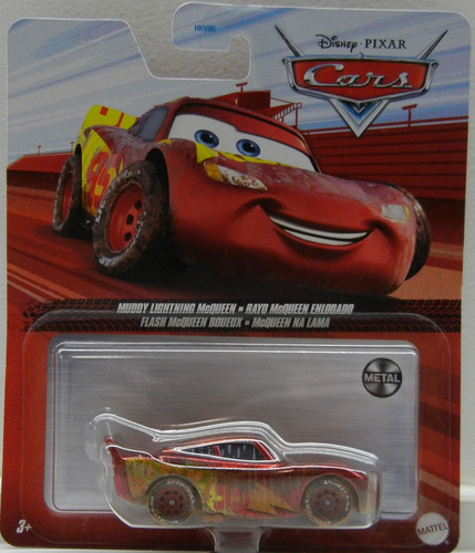 Disney Pixar Cars Muddy Lightning Mcqueen Rayo Mcqueen Lodo