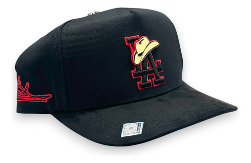 Gorra Big Boss La Sombrero Black/red 100% Original Negro Único