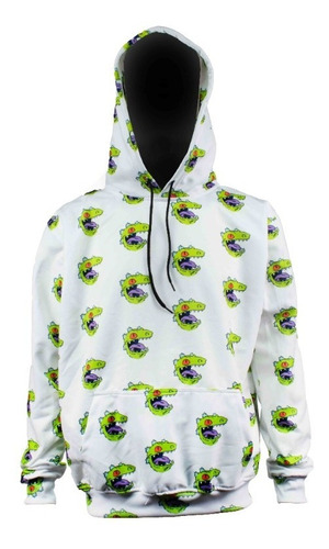 Sudadera Hoddie Hombre Cerrada Con Gorro - Reptar Rugrats