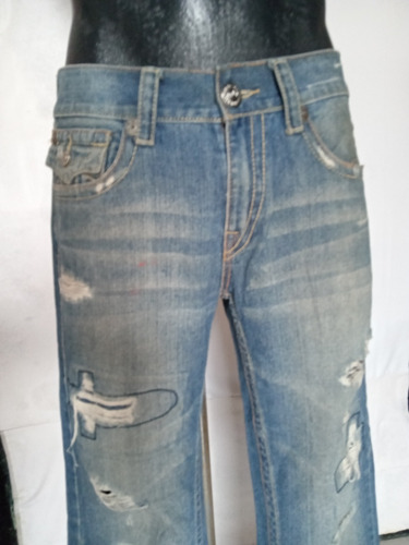 Jeans Religión Verdadera Secc Ricky Big T 34x32 Slim Fit