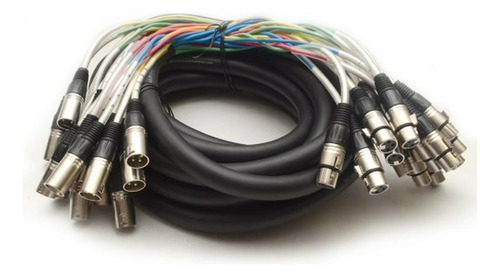 Cable Serpiente Xlr 16 Canales - 25 Pies - Audio Pro En Vivo