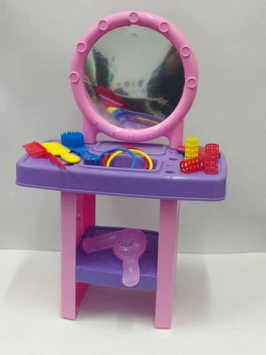 Set De Belleza Tocador Infantil Niños Muñecas