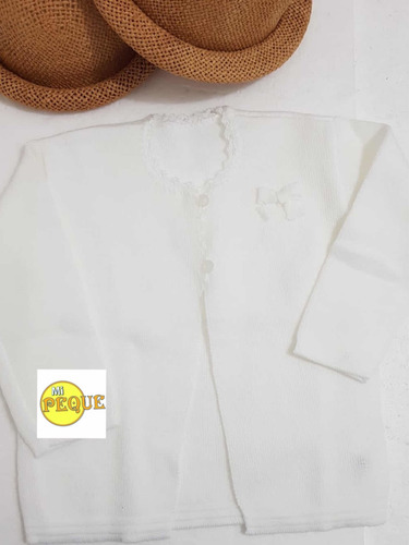 Sacos Niñas Bebés, Blanco Y Crudo