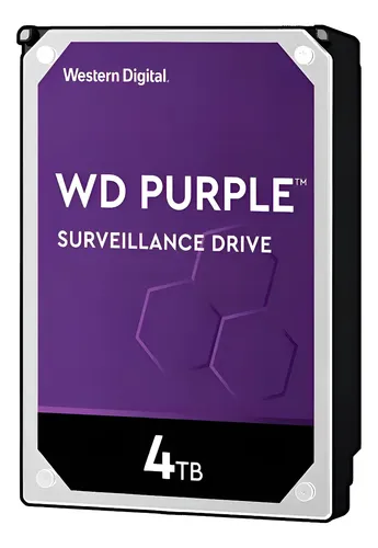 Disco Duro Western Digital Purple Sata 4 Tb Color Púrpura | Cuotas