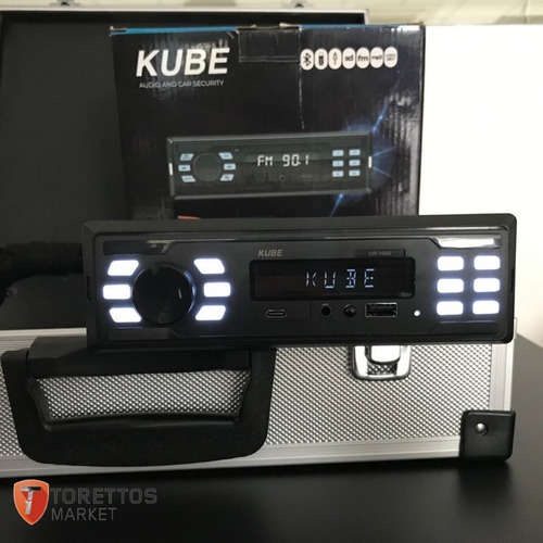 Radio Para Carro Automotivo Potente Controle Bluetooth Usb
