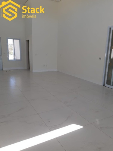 Casa Residencial Nova, Totalmente Terrea, Localizada No Condomínio Residencial Dos Lagos, Em Itupeva - Sp, Tendo Área Construída De 320,00 M² Em Um - Ca01691