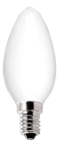 Kit 4 Lâmpada Incandescente Vela Leitosa 40w 220v E14 Cor da luz 3000k 110V