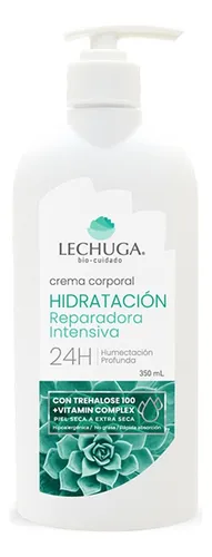 Pack X2 Crema Corporal Lechuga 350ml Hidratación Reparadora