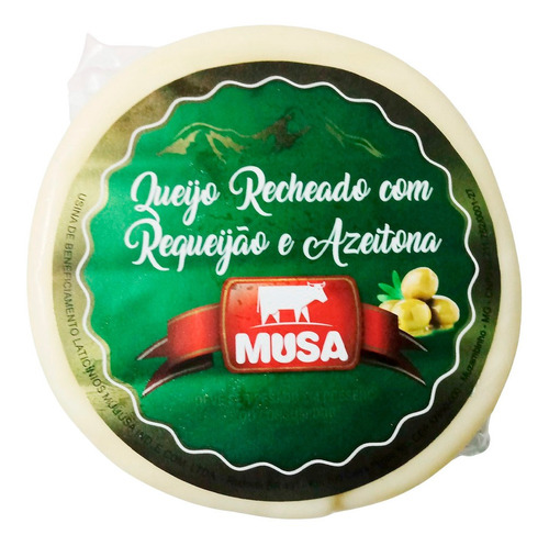 Frios Queijo Mussarela Recheado C Requeijão Azeitona 2 Peças