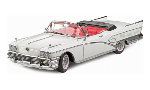 Buick Limited Open Convertible 1958 - Platinum Sun Star 1/18