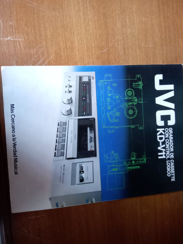 Manual Cassetera Jvc Kd-v11