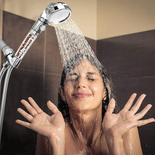 Ducha Premium Con Piedra Caliza, Filtro De Agua Ecológico Co