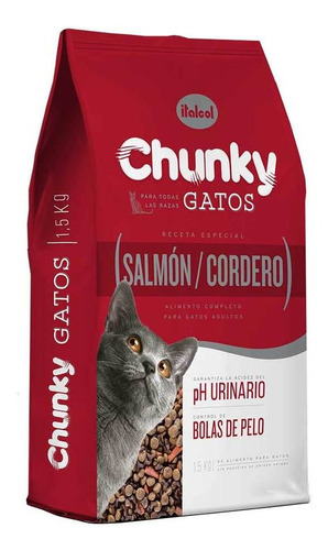 Alimento Para Gato - Chunky Salmon Y Cordero 8 Kg