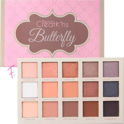 Paleta De Sombras Butterfly De Beauty Creations