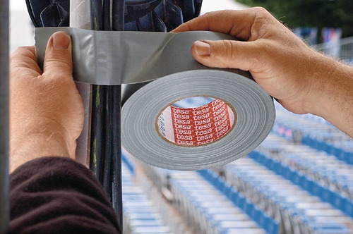 Duct Tape Verde Tesa 56348- Cinta Americana Verde 50mmx 10m Liso - Duct