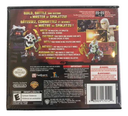 Videojuego Nintendo Ds Lego Battles Ninjago Colección 2011