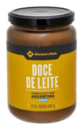 Doce De Leite Argentino Pote 800g Importado Member's Mark