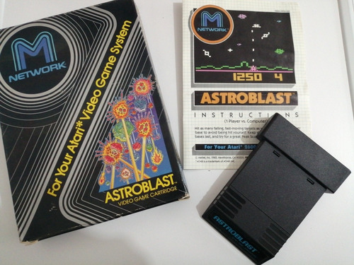 Atari 2600 Juego Astroblast Con Caja 