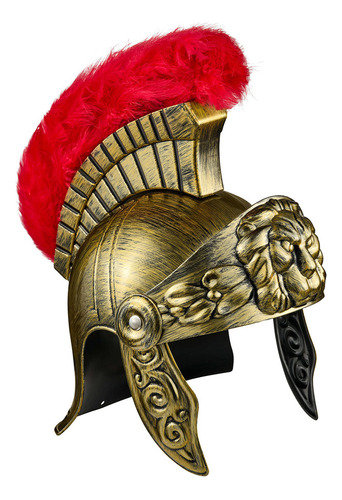 Accesorio Para Disfraz De Cosplay, Casco Romano Gold Warrior