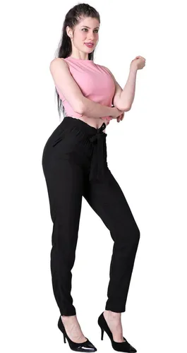 pesado claro mil Pantalon De Vestir Personality Mujer Negro Poliester 2500