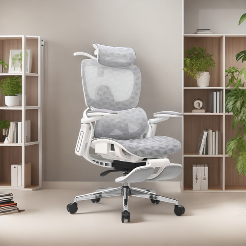 Cadeira Escritório Ergonômica Premium Sensetup Perfs E5 Nr17 Cor Branco