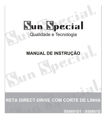 Manual Reta Sun Special Direc Drive Ss8801-envio Por E-mail