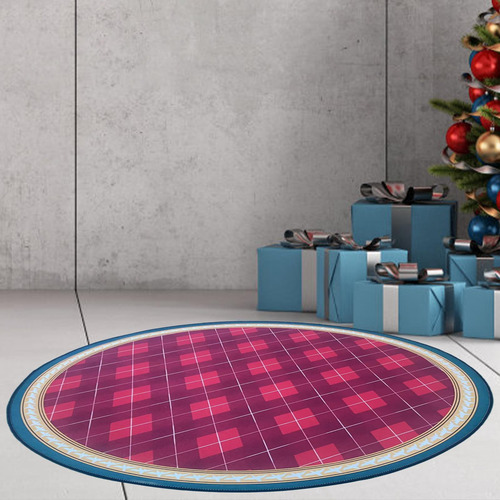 Alfombra Redonda Para El Suelo, Fácil De 100cmx100cm