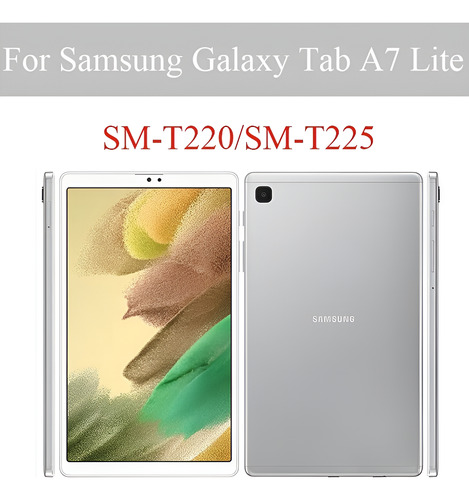Funda Para Tablet Samsung A7 Lite T225 Transparente Antigolp