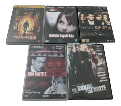 5 Dvds Apenas Uma Noite + Aconteceu Naquela Noite + 3