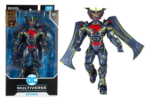 Figura Superman Energized Unchained Armor Dc Multiverse