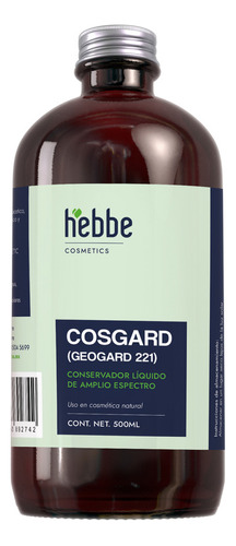 Cosgard Geogard 221 Conservador Natural Cosméticos Bio 500ml Tipo de piel Sensible