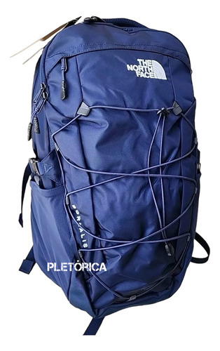 Mochila The North Face Borealis Color Azul Marino Diseño De La Tela Lisa