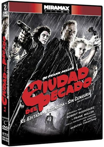 Sin City La Ciudad Del Pecado Frank Miller Pelicula Dvd