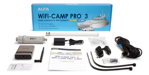 Wifi Camppro 3 Doble Banda 5 2.4 Ghz Internet Range Kit