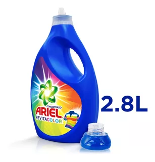 Detergente Líquido Ariel Revitacolor Ropa Color 2.8 L